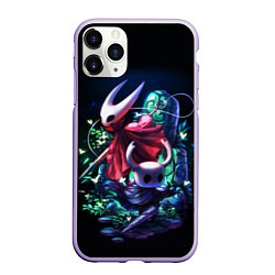 Чехол iPhone 11 Pro матовый Hollow Knight, цвет: 3D-светло-сиреневый