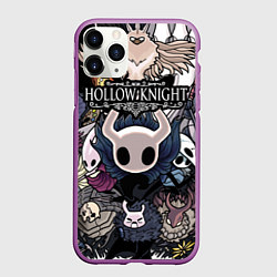 Чехол iPhone 11 Pro матовый Hollow Knight, цвет: 3D-фиолетовый