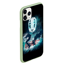 Чехол iPhone 11 Pro матовый Бог быстрой янтарной реки, цвет: 3D-салатовый — фото 2