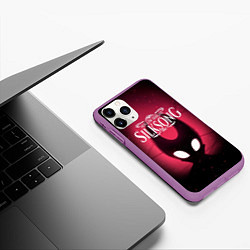 Чехол iPhone 11 Pro матовый Hollow Knight: Silksong, цвет: 3D-фиолетовый — фото 2