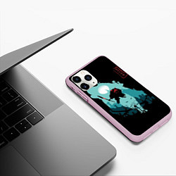 Чехол iPhone 11 Pro матовый Princess Mononoke, цвет: 3D-розовый — фото 2