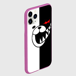 Чехол iPhone 11 Pro матовый MONOKUMA, цвет: 3D-фиолетовый — фото 2