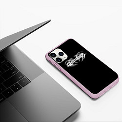 Чехол iPhone 11 Pro матовый GHOSTEMANE, цвет: 3D-розовый — фото 2