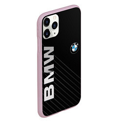 Чехол iPhone 11 Pro матовый BMW, цвет: 3D-розовый — фото 2