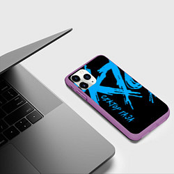 Чехол iPhone 11 Pro матовый Сектор Газа, цвет: 3D-фиолетовый — фото 2