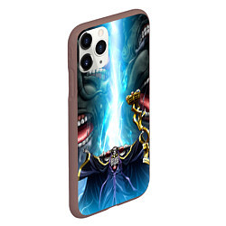 Чехол iPhone 11 Pro матовый Overlord, цвет: 3D-коричневый — фото 2