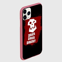 Чехол iPhone 11 Pro матовый Daka-дакка: орки, цвет: 3D-малиновый — фото 2