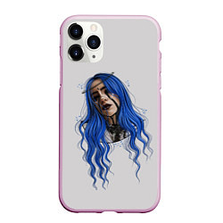 Чехол iPhone 11 Pro матовый BILLIE EILISH, цвет: 3D-розовый