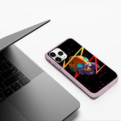 Чехол iPhone 11 Pro матовый Dota 2 Tinker, цвет: 3D-розовый — фото 2