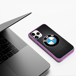 Чехол iPhone 11 Pro матовый BMW РЕДАЧ, цвет: 3D-фиолетовый — фото 2