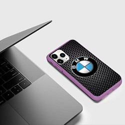 Чехол iPhone 11 Pro матовый BMW РЕДАЧ, цвет: 3D-фиолетовый — фото 2