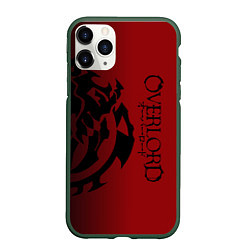 Чехол iPhone 11 Pro матовый Overlord, цвет: 3D-темно-зеленый