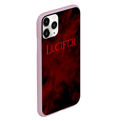 Чехол iPhone 11 Pro матовый LUCIFER КРЫЛЬЯ, цвет: 3D-розовый — фото 2