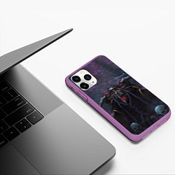 Чехол iPhone 11 Pro матовый Overlord, цвет: 3D-фиолетовый — фото 2