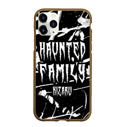 Чехол iPhone 11 Pro матовый KIZARU - HAUNTED FAMILY, цвет: 3D-коричневый