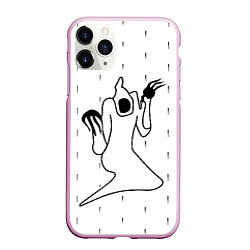 Чехол iPhone 11 Pro матовый KIZARU - Karmageddon, цвет: 3D-розовый