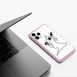 Чехол iPhone 11 Pro матовый KIZARU - Karmageddon, цвет: 3D-розовый — фото 2
