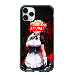 Чехол iPhone 11 Pro матовый Toga Himiko, цвет: 3D-темно-зеленый