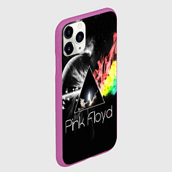 Чехол iPhone 11 Pro матовый PINK FLOYD, цвет: 3D-фиолетовый — фото 2