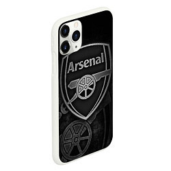 Чехол iPhone 11 Pro матовый Arsenal, цвет: 3D-белый — фото 2