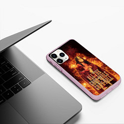 Чехол iPhone 11 Pro матовый All The Good Girls Go To Hell, цвет: 3D-розовый — фото 2