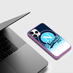 Чехол iPhone 11 Pro матовый Наполи ФК, цвет: 3D-фиолетовый — фото 2