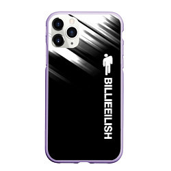 Чехол iPhone 11 Pro матовый Billie Eilish, цвет: 3D-светло-сиреневый