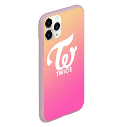 Чехол iPhone 11 Pro матовый TWICE, цвет: 3D-розовый — фото 2