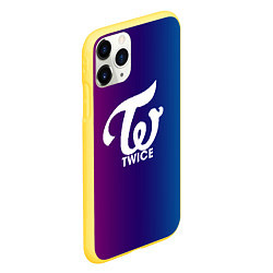 Чехол iPhone 11 Pro матовый TWICE, цвет: 3D-желтый — фото 2