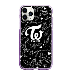 Чехол iPhone 11 Pro матовый TWICE АВТОГРАФЫ