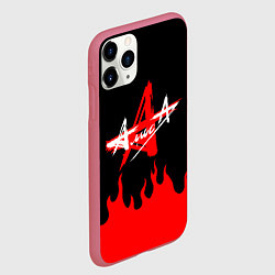 Чехол iPhone 11 Pro матовый АлисА стар, цвет: 3D-малиновый — фото 2