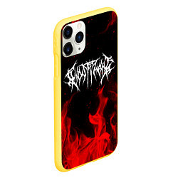 Чехол iPhone 11 Pro матовый GHOSTEMANE, цвет: 3D-желтый — фото 2