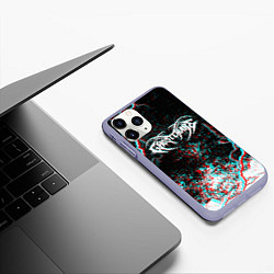 Чехол iPhone 11 Pro матовый GHOSTEMANE, цвет: 3D-светло-сиреневый — фото 2