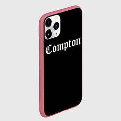 Чехол iPhone 11 Pro матовый Комптон, цвет: 3D-малиновый — фото 2