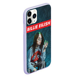Чехол iPhone 11 Pro матовый Ноготки Билли, цвет: 3D-светло-сиреневый — фото 2