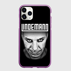 Чехол iPhone 11 Pro матовый LINDEMANN, цвет: 3D-фиолетовый