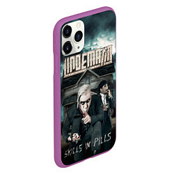 Чехол iPhone 11 Pro матовый LINDEMANN: Skills in Pills, цвет: 3D-фиолетовый — фото 2