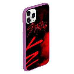 Чехол iPhone 11 Pro матовый Stray Kids, цвет: 3D-фиолетовый — фото 2