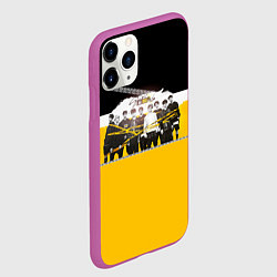 Чехол iPhone 11 Pro матовый Stray Kids, цвет: 3D-фиолетовый — фото 2