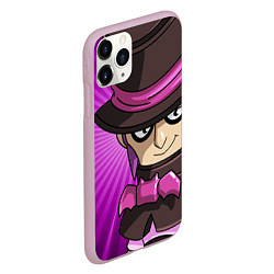 Чехол iPhone 11 Pro матовый Brawl Stars Mortis1, цвет: 3D-розовый — фото 2