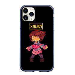 Чехол iPhone 11 Pro матовый UNDERTALE FRISK