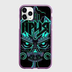 Чехол iPhone 11 Pro матовый Ария, цвет: 3D-фиолетовый
