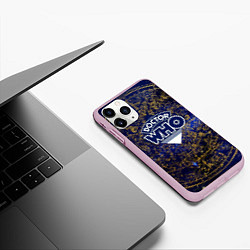 Чехол iPhone 11 Pro матовый Doctor Who, цвет: 3D-розовый — фото 2