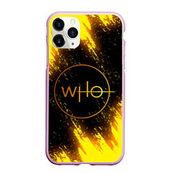 Чехол iPhone 11 Pro матовый DOCTOR WHO, цвет: 3D-розовый