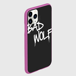 Чехол iPhone 11 Pro матовый Bad Wolf, цвет: 3D-фиолетовый — фото 2