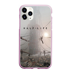 Чехол iPhone 11 Pro матовый HALF-LIFE, цвет: 3D-розовый