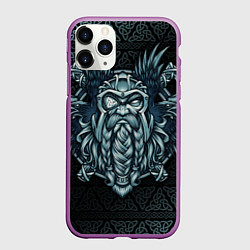 Чехол iPhone 11 Pro матовый Odinn, цвет: 3D-фиолетовый