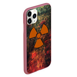 Чехол iPhone 11 Pro матовый СТАЛКЕР, цвет: 3D-малиновый — фото 2