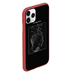 Чехол iPhone 11 Pro матовый XXXTENTACION BAD VIBES FOREVER, цвет: 3D-красный — фото 2