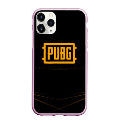Чехол iPhone 11 Pro матовый PUBG, цвет: 3D-розовый